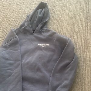 WHITEFOX blue / Gray color Hoodie - pet smoke free home